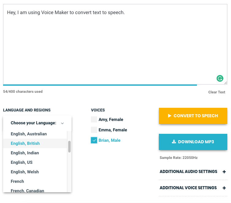 voice speech to text converter